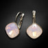 Earrings "Dazzling Sparkle IV (Rose Water Opal)" with Swarovski™ crystals